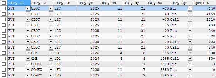 Option Open Interest