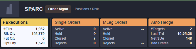 Order Mgmt Tabs